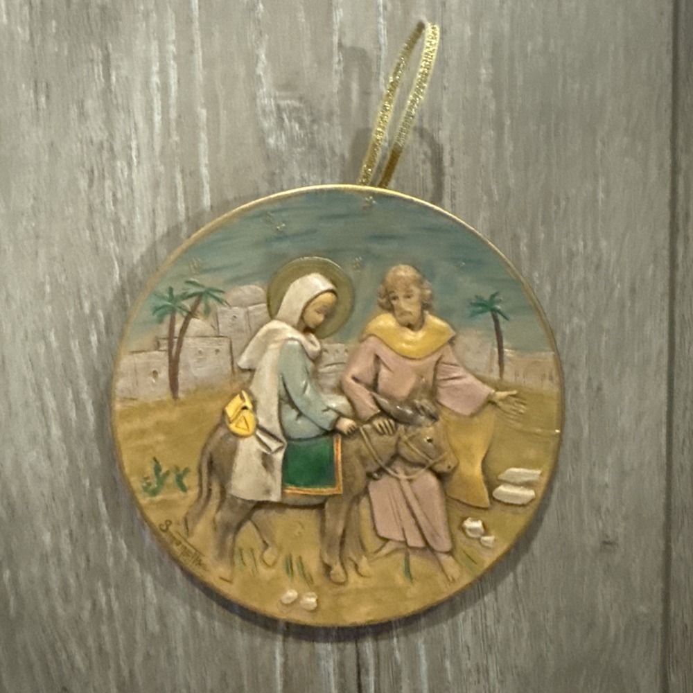 Fontanini Journey to Bethlehem Ornament Second Annual Limited Edition No 2848‎